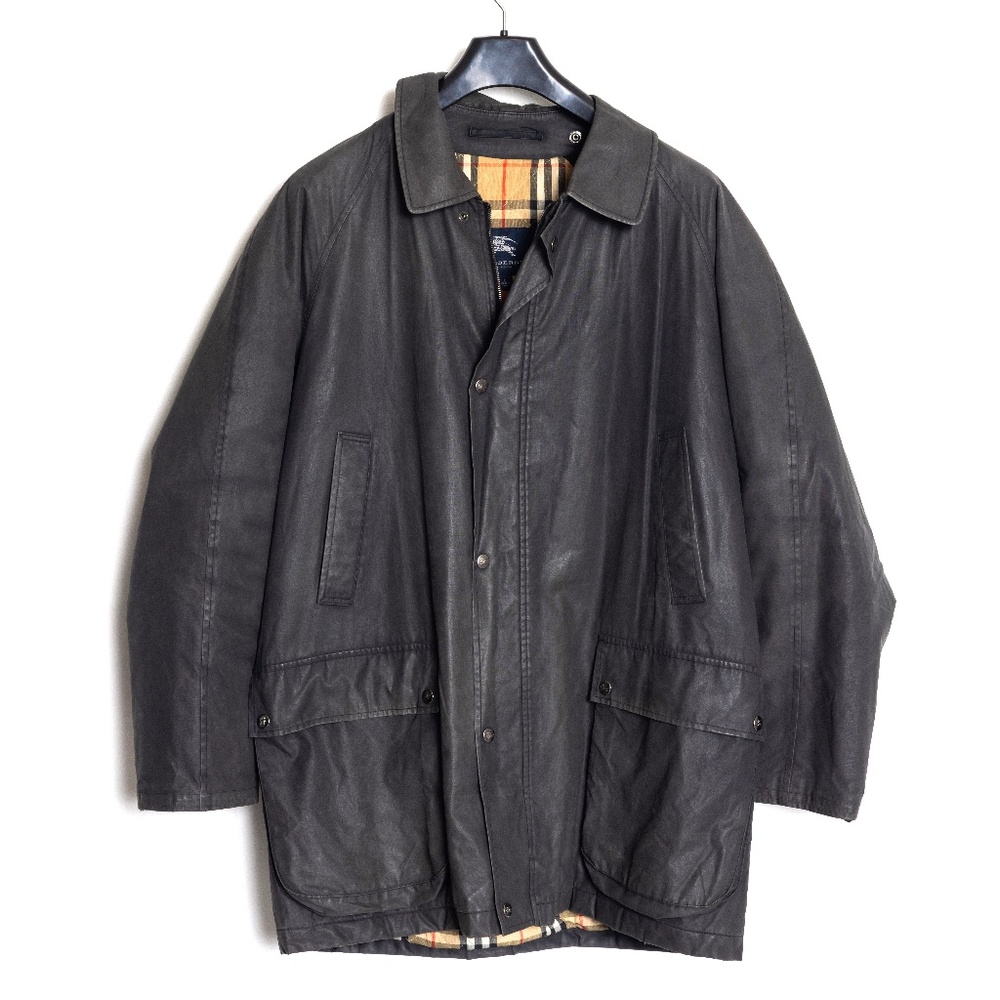 Burberry Vintage-ish Grey Mid-Length Coat | XL |